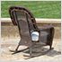 Sea Pines Rocker Chair (Java / Canvas Canvas)