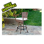 Tortuga Outdoor Sea Pines Bar Chair (Java / Canvas Natural)
