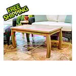 Tortuga Outdoor Jakarta Teak 20" x 40" Rectangle Coffee Table
