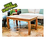 Tortuga Outdoor Jakarta Teak 20" x 40" Rectangle Coffee Table