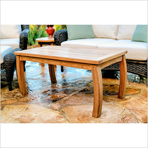 Jakarta Teak 20" x 40" Rectangle Coffee Table