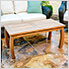 Jakarta Teak 20" x 40" Rectangle Coffee Table