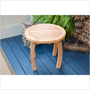 Jakarta Teak 20" Round Side Table