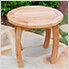 Jakarta Teak 20" Round Side Table