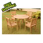 Tortuga Outdoor Jakarta 5-Piece Teak Dining Set