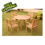 Tortuga Outdoor Jakarta 5-Piece Teak Dining Set