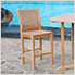 Jakarta Teak Bar Chair