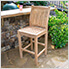 Jakarta Teak Bar Chairs (2-Pack)