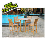 Tortuga Outdoor Jakarta 5-Piece Teak Bar Set