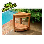 Tortuga Outdoor Jakarta Teak Shower Stool