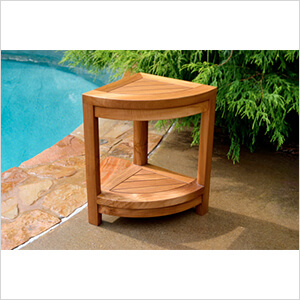 Jakarta Teak Shower Stool