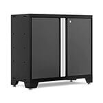 NewAge Garage Cabinets BOLD 3.0 Series Grey 36 in. 2-Door Base Cabinet