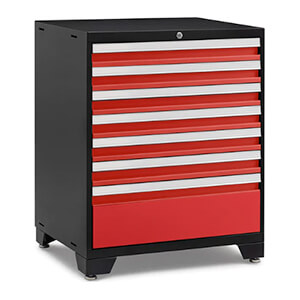 PRO 3.0 Series Red 7-Drawer Tool Cabinet