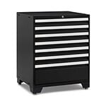 NewAge Garage Cabinets PRO 3.0 Series Black 7-Drawer Tool Cabinet