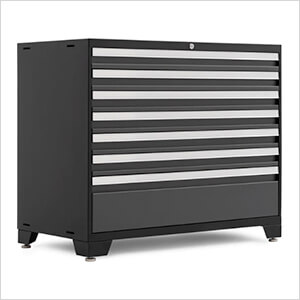 PRO Series Grey 42 in. 7-Drawer Tool Cabinet