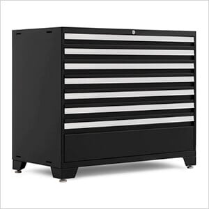 PRO Series Black 42 in. 7-Drawer Tool Cabinet