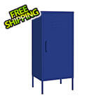 vidaXL 16.7" x 13.8" x 40" Steel Storage Cabinet (Navy Blue)