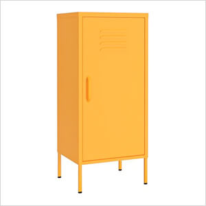 16.7" x 13.8" x 40" Steel Storage Cabinet (Mustard Yellow)