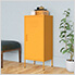 16.7" x 13.8" x 40" Steel Storage Cabinet (Mustard Yellow)