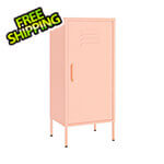 vidaXL 16.7" x 13.8" x 40" Steel Storage Cabinet (Pink)