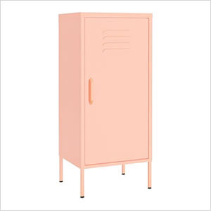16.7" x 13.8" x 40" Steel Storage Cabinet (Pink)