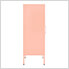 16.7" x 13.8" x 40" Steel Storage Cabinet (Pink)