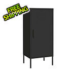 vidaXL 16.7" x 13.8" x 40" Steel Storage Cabinet (Black)