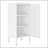 16.7" x 13.8" x 40" Steel Storage Cabinet (White)