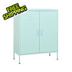 vidaXL 31.5" x 13.8" x 40" Steel Storage Cabinet (Mint)
