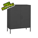 vidaXL 31.5" x 13.8" x 40" Steel Storage Cabinet (Anthracite)