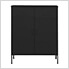 31.5" x 13.8" x 40" Steel Storage Cabinet (Black)