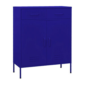 31.5" x 13.8" x 40" Steel Combo Cabinet (Navy Blue)