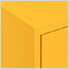 31.5" x 13.8" x 40" Steel Combo Cabinet (Mustard Yellow)