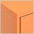 31.5" x 13.8" x 40" Steel Combo Cabinet (Orange)