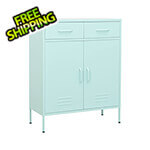 vidaXL 31.5" x 13.8" x 40" Steel Combo Cabinet (Mint)