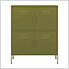 31.5" x 13.8" x 40" Steel Multishelf Cabinet (Olive Green)