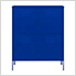 31.5" x 13.8" x 40" Steel Multishelf Cabinet (Navy Blue)