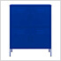 31.5" x 13.8" x 40" Steel Multishelf Cabinet (Navy Blue)