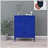 31.5" x 13.8" x 40" Steel Multishelf Cabinet (Navy Blue)