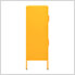 31.5" x 13.8" x 40" Steel Multishelf Cabinet (Mustard Yellow)