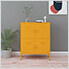 31.5" x 13.8" x 40" Steel Multishelf Cabinet (Mustard Yellow)