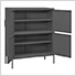 31.5" x 13.8" x 40" Steel Multishelf Cabinet (Anthracite)