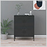 31.5" x 13.8" x 40" Steel Multishelf Cabinet (Black)