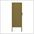 31.5" x 13.8" x 40" Steel Storage Cabinet with Screen Doors (Olive Green)