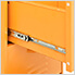 16.7" x 13.8" x 40" Steel 3-Drawer Cabinet (Mustard Yellow)
