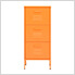 16.7" x 13.8" x 40" Steel 3-Drawer Cabinet (Orange)