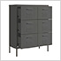 31.5" x 13.8" x 40" Steel 6-Drawer Cabinet (Anthracite)