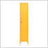 13.8" x 18.1" x 70.9" Steel Locker Cabinet (Mustard Yellow)
