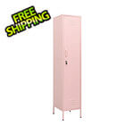 vidaXL 13.8" x 18.1" x 70.9" Steel Locker Cabinet (Pink)