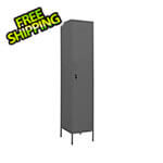 vidaXL 13.8" x 18.1" x 70.9" Steel Locker Cabinet (Anthracite)